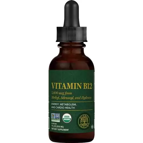 Organic Global Healing Vitamin B12 Tri-Blend, 5000 mcg