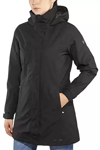 Helly Hansen Women's Aden Insulated Waterproof Windproof Breathable Coat Jacket, 990 Black, 4X-Large