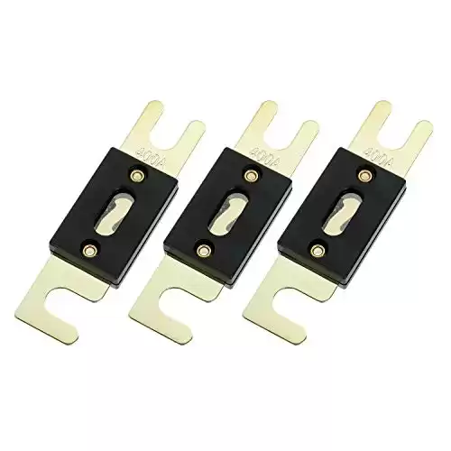 BOJACK 400 Amp 32 VDC ANL Blade Fuse for car Audio and Video System(Pack of 3 pcs)