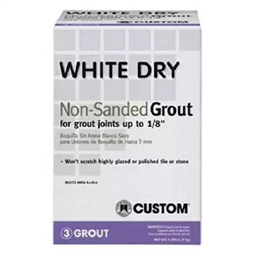 Custom Building Product Custom Building Product-WDG5-4 WDG5 5 lb Non-Sanded Tile Grout, 5-Pound, White|Whites