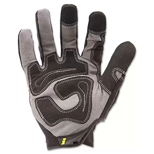 Ironclad General Utility Work Gloves GUG, All-Purpose, Performance Fit, Durable, Machine Washable, (1 Pair), Medium - GUG-03-M , Black
